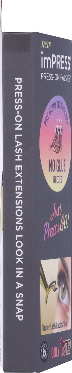 slide 9 of 9, imPRESS Press-On Falsies Voluminous Clusters 20 ea, 1 ct