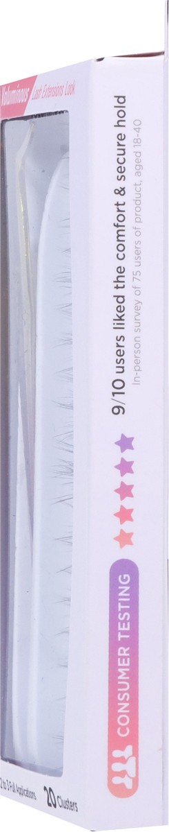 slide 4 of 9, imPRESS Press-On Falsies Voluminous Clusters 20 ea, 1 ct