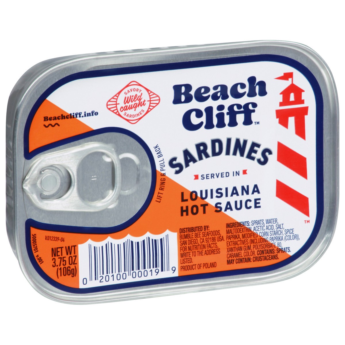 slide 8 of 9, Beach Cliff Beach Cilff Sardines In Hot Sauce, 3.75 oz