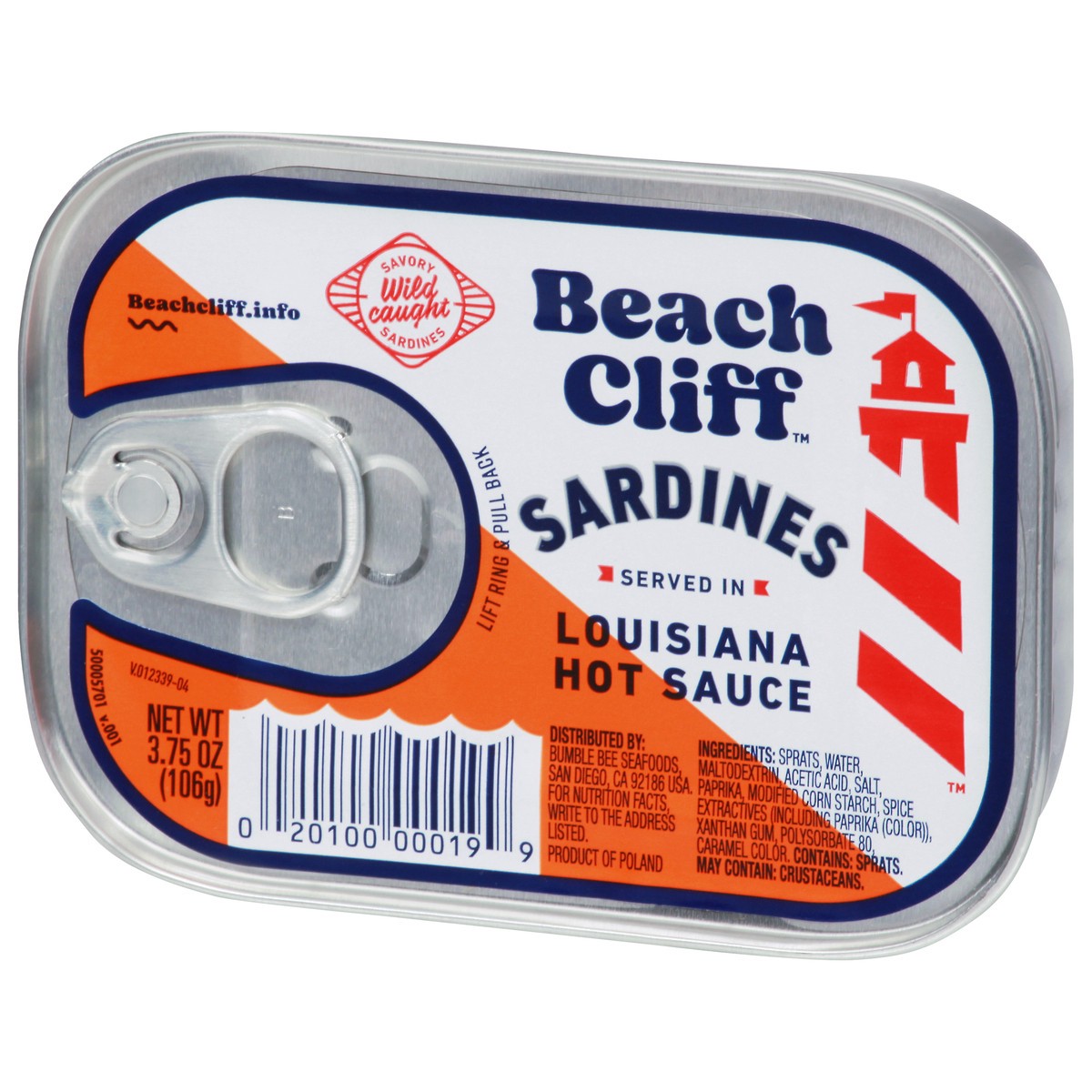 slide 2 of 9, Beach Cliff Beach Cilff Sardines In Hot Sauce, 3.75 oz