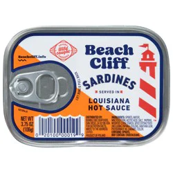 Beach Cliff Beach Cilff Sardines In Hot Sauce - 3.75 oz
