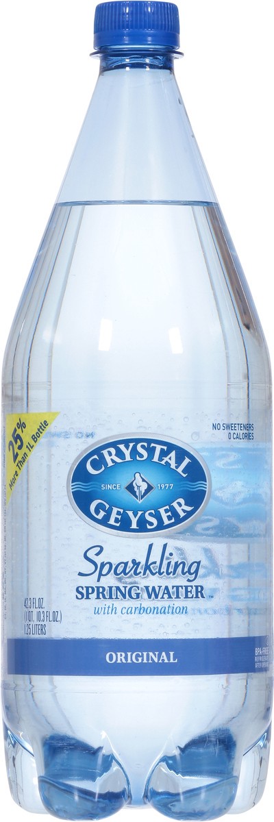 slide 3 of 9, Crystal Geyser Sparkling Original Spring Water with Carbonation - 42.3 fl oz, 42.3 fl oz