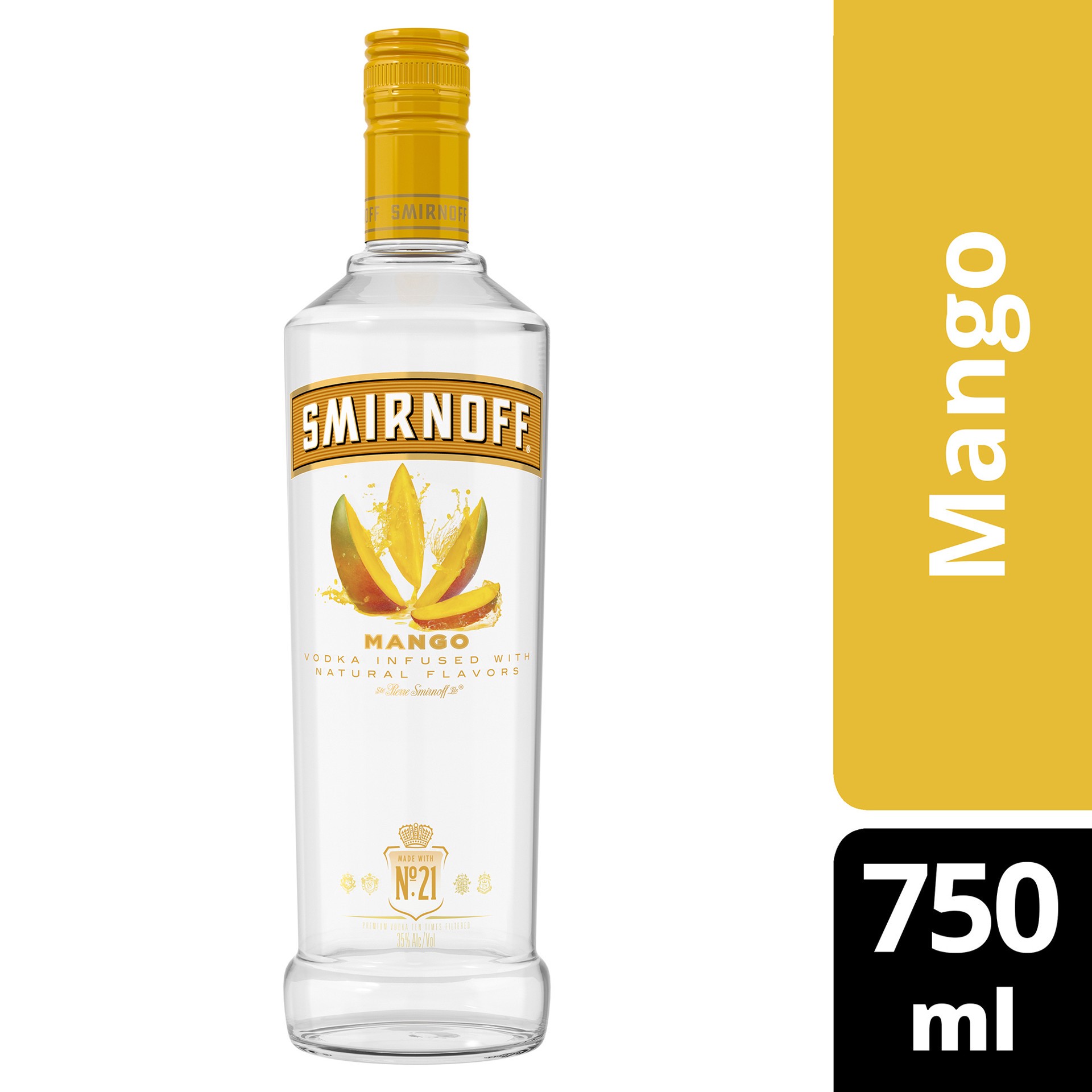 slide 3 of 4, Smirnoff Mango Vodka, 750 ml