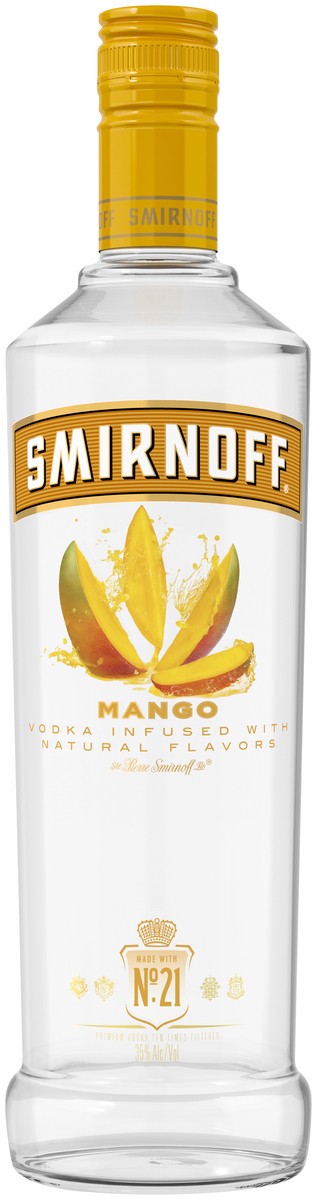 slide 1 of 4, Smirnoff Mango Vodka, 750 ml