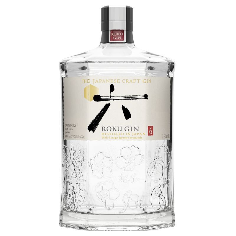 slide 1 of 4, Roku Gin - 750ml Bottle, 750 ml