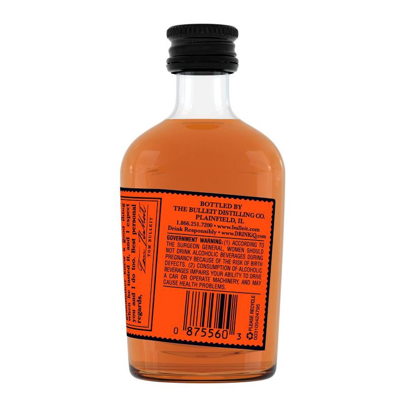 slide 6 of 9, Bulleit Bourbon Whiskey - 50ml Bottle, 50 ml