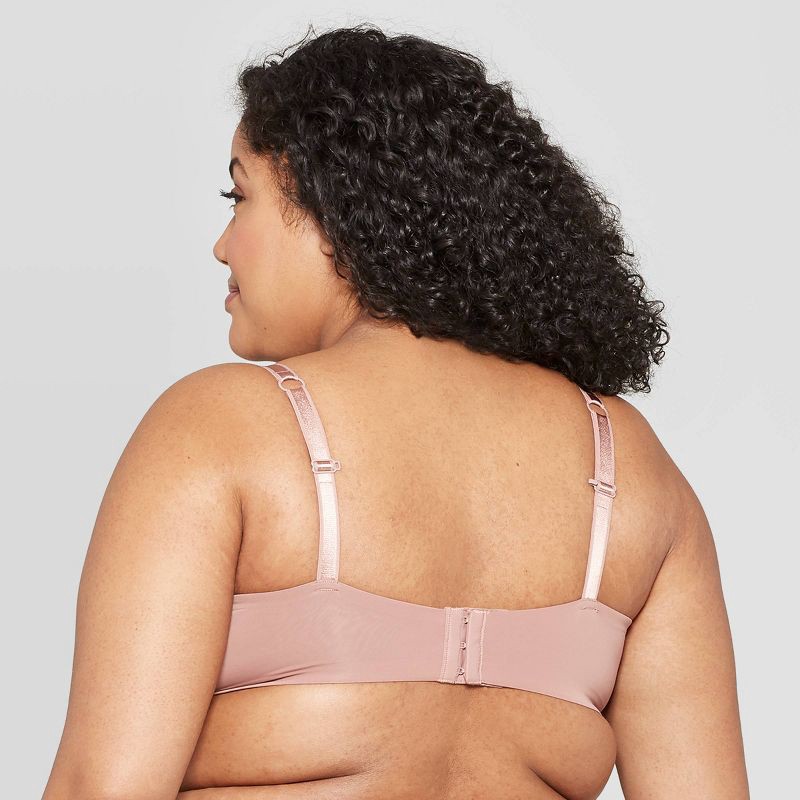 slide 2 of 4, Women's Nursing Wirefree Bra - Auden™ Mauve 40DD: Maternity Lingerie, Adjustable Strap, 1 ct