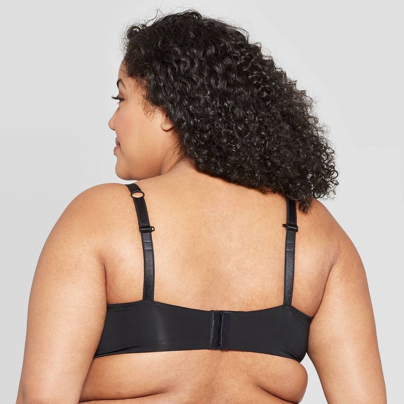 slide 2 of 4, Women's Wirefree Nursing Bra - Auden™ Black 36DDD: Lightly Lined, Adjustable Straps, One-Handed Cup Release, 1 ct