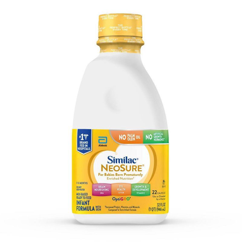 slide 1 of 10, Similac NeoSure Infant Formula with Iron Ready-to-Feed - 32 fl oz, 32 fl oz