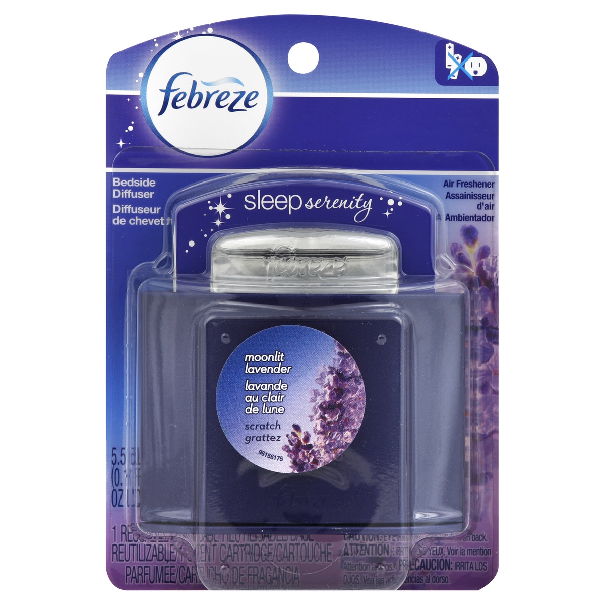 slide 1 of 1, Febreze Bedside Diffuser 0.18 oz, 0.18 oz