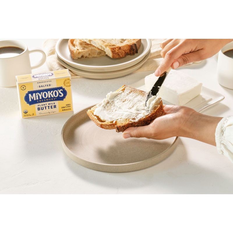 slide 7 of 9, Miyoko's Creamery European Style Salted Plant Milk Vegan Butter - 8oz, 8 oz