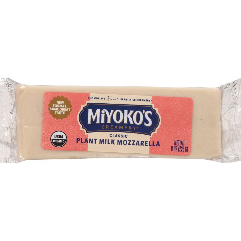 slide 4 of 7, Miyoko's Creamery Organic Cashew Milk Mozzarella Cheese - 8oz, 8 oz