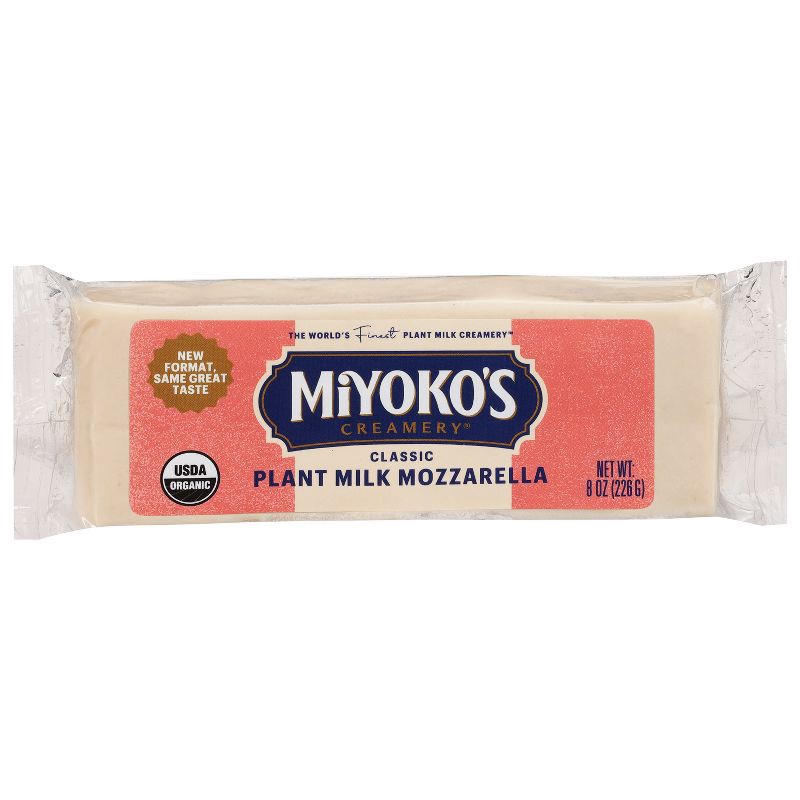 slide 1 of 7, Miyoko's Creamery Organic Cashew Milk Mozzarella Cheese - 8oz, 8 oz