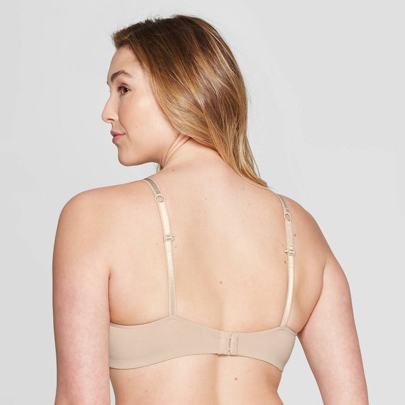 Women's Lightly Lined Wirefree Bra - Auden - Soft Beige - Size 32D 