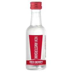 New Amsterdam Red Berry Flavored Vodka - 50ml Bottle