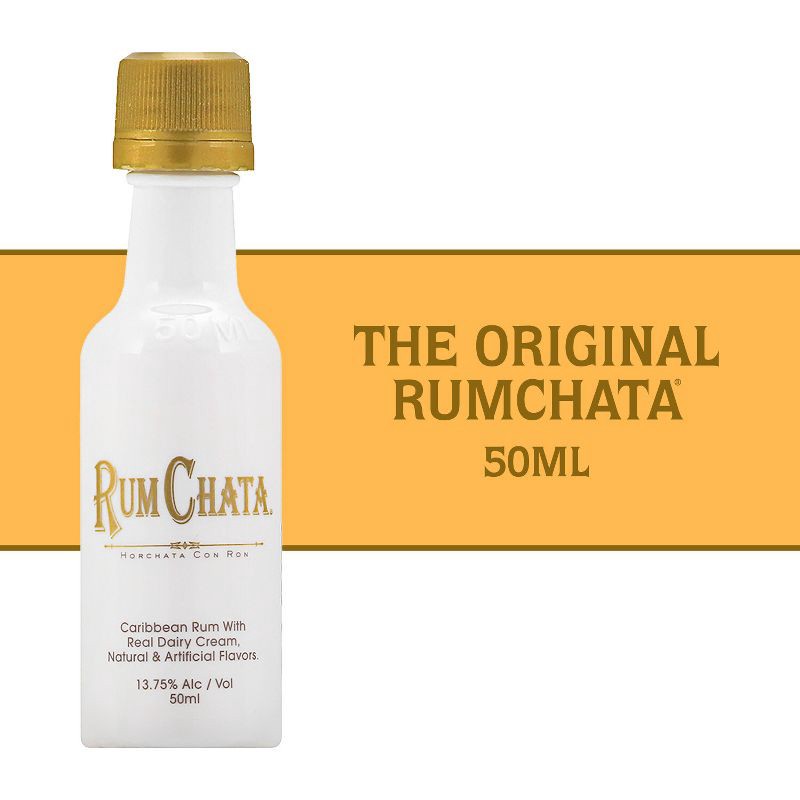 slide 7 of 7, RumChata Liqueur - 50ml Plastic Bottle, 50 ml
