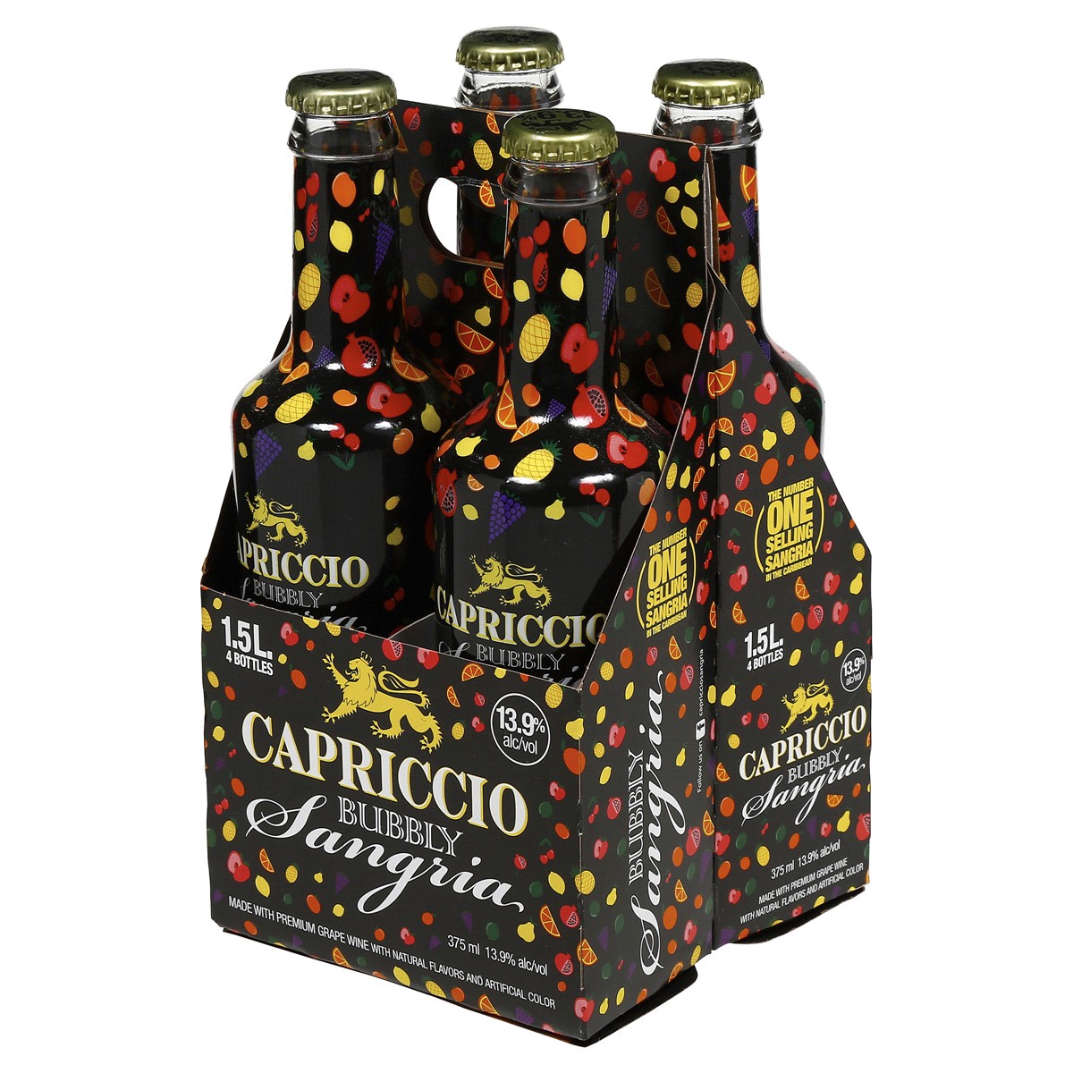 slide 6 of 6, Capriccio Sangria Wine - 4pk/355ml Bottles, 4 ct; 355 ml