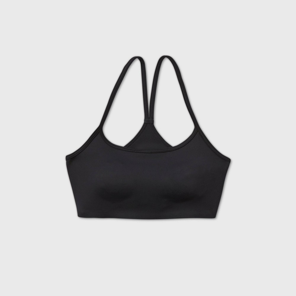 slide 3 of 4, Women's Unlined Racerback Bralette - Auden Black L, 1 ct