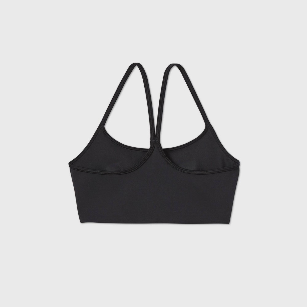 slide 4 of 4, Women's Unlined Racerback Bralette - Auden Black L, 1 ct
