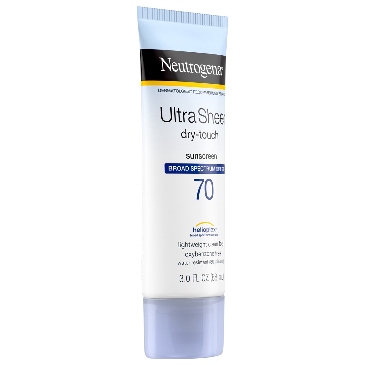 slide 2 of 7, Neutrogena Ultra Sheer Dry Broad Spectrum Touch Sunscreen SPF 70, 3 oz