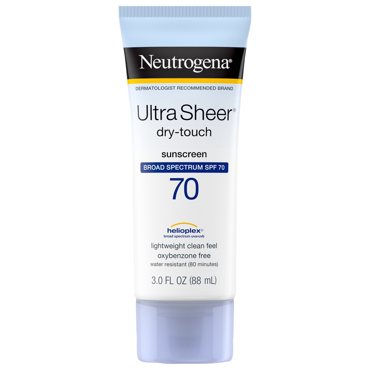 slide 1 of 7, Neutrogena Ultra Sheer Dry-Touch Sunscreen Lotion Broad Spectrum SPF 70, 3 Fl. Oz, 3 fl oz