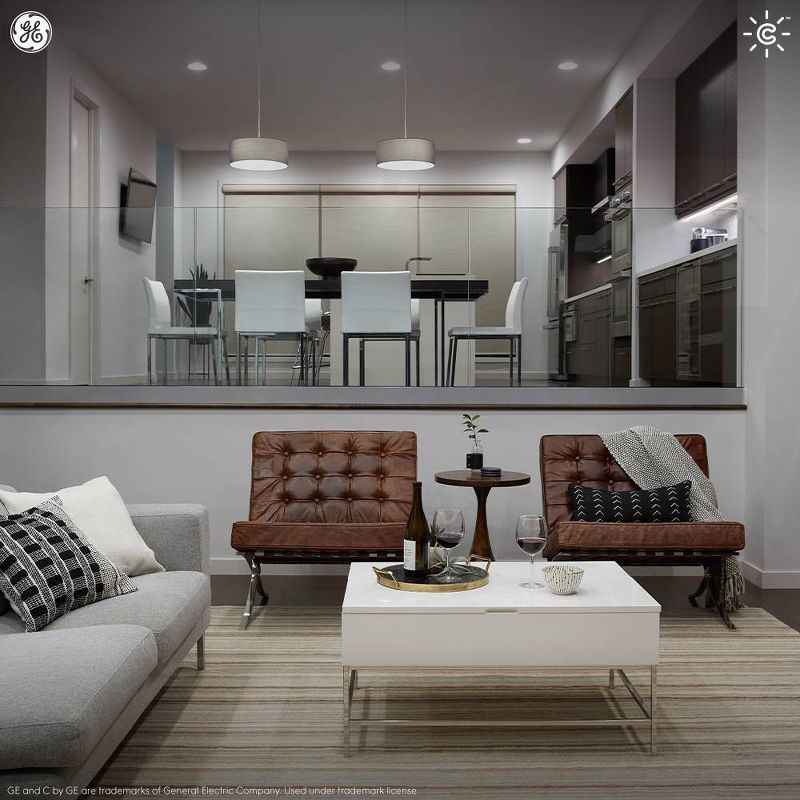 slide 7 of 8, GE Household Lighting GE 2pk CYNC Smart Soft White Light Bulbs, 2 ct