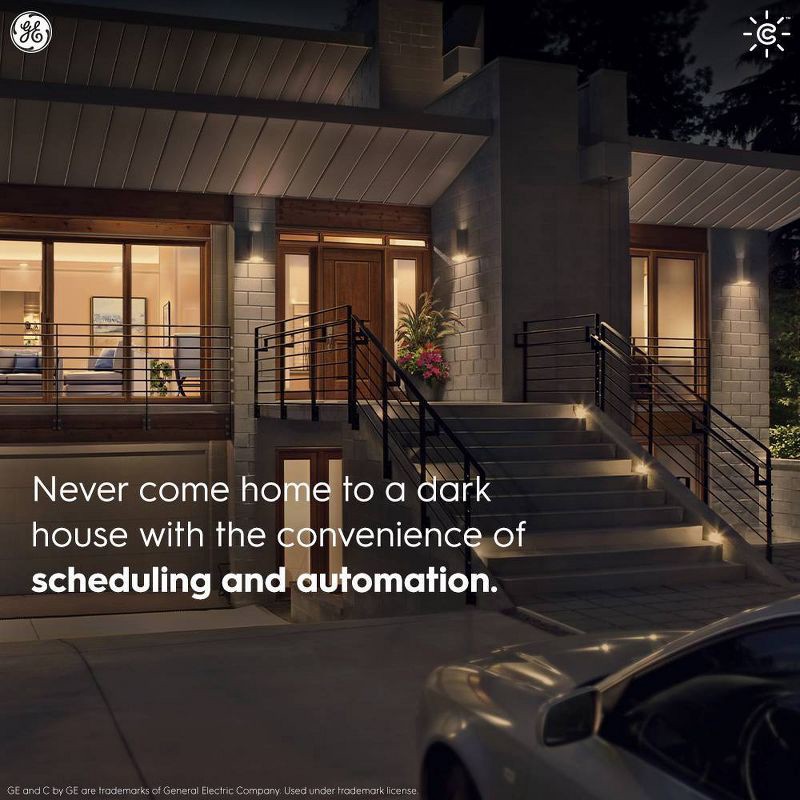 slide 5 of 8, GE Household Lighting GE 2pk CYNC Smart Soft White Light Bulbs, 2 ct