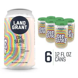 Land-Grant Brewing Company Land Grant IPA Beer - 6pk / 12 fl oz Cans