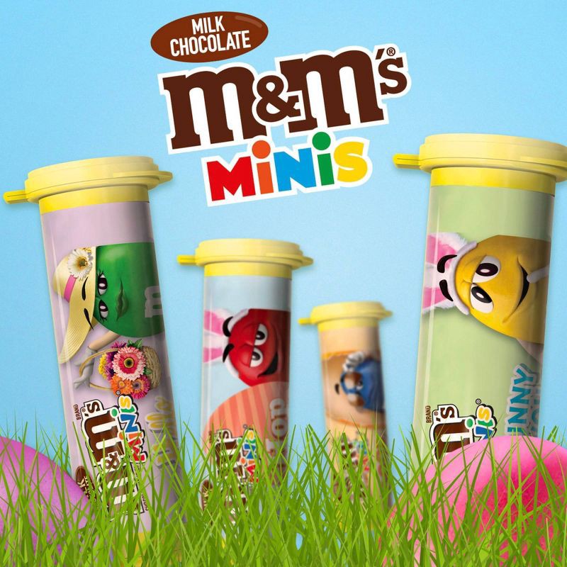 slide 3 of 8, M&M's Easter Milk Chocolate Mini Candy Tube - 1.08oz, 1.08 oz