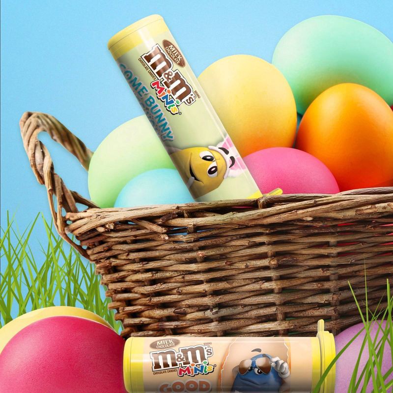 slide 4 of 8, M&M's Easter Milk Chocolate Mini Candy Tube - 1.08oz, 1.08 oz