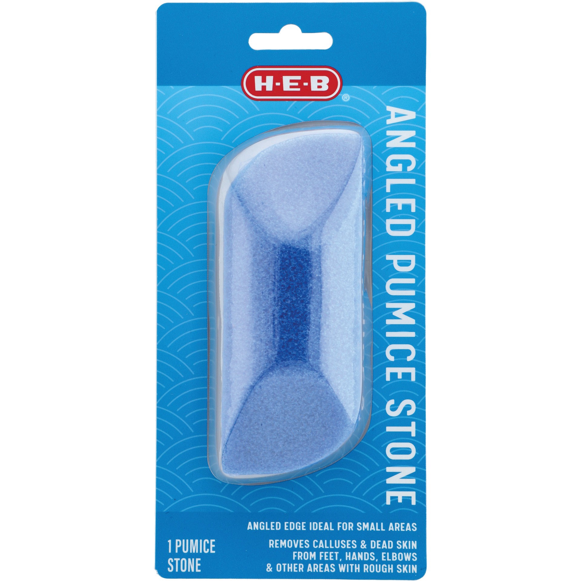slide 1 of 1, H-E-B Angled Pumice Stone, 1 ct