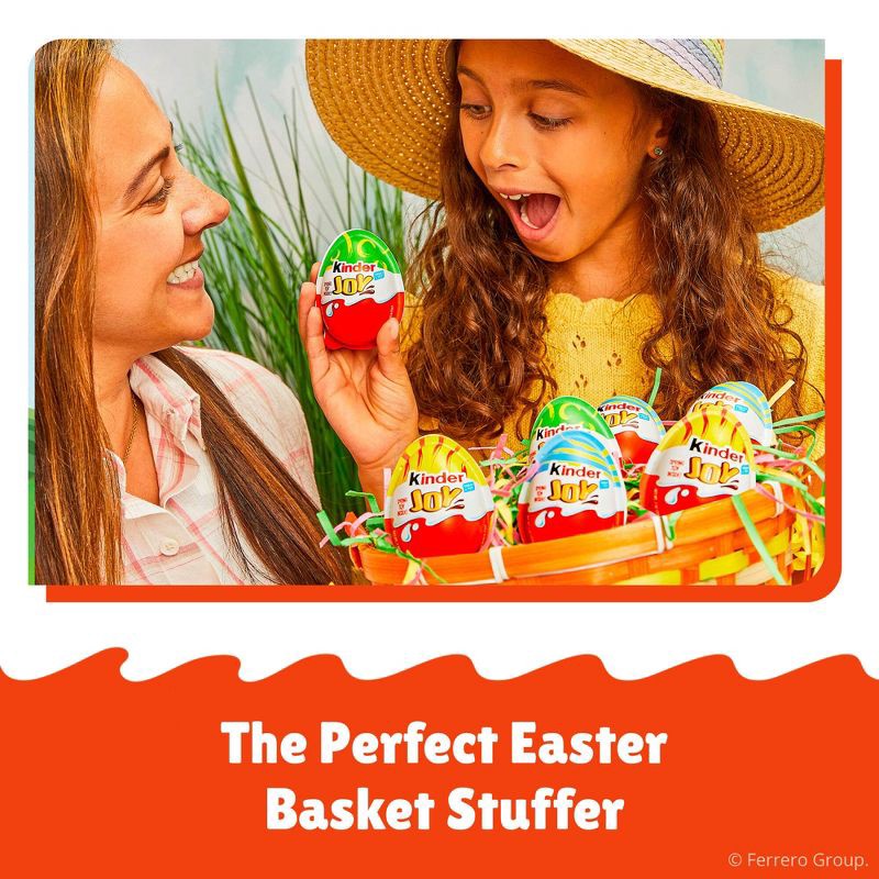 slide 2 of 16, Kinder Joy Easter Basket Stuffers Egg Chocolates - 0.7oz/1ct (Packaging May Vary), 0.7 oz, 1 ct