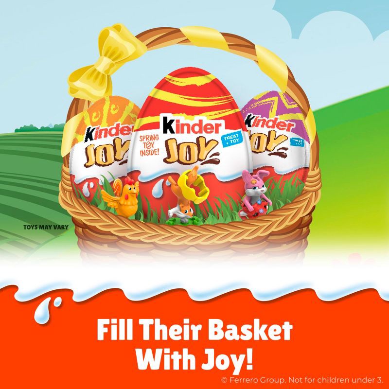 slide 3 of 17, Kinder Joy Easter Chocolates - 1ct - 0.7oz (Packaging May Vary), 1 ct, 0.7 oz