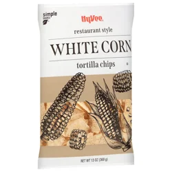 Hy-vee White Corn Restaurant Style Tortilla Chips
