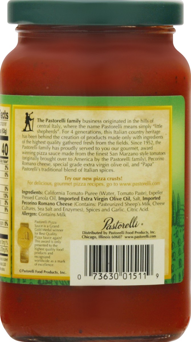 slide 2 of 6, Pastorelli Pizza Sauce, Original, 14 oz