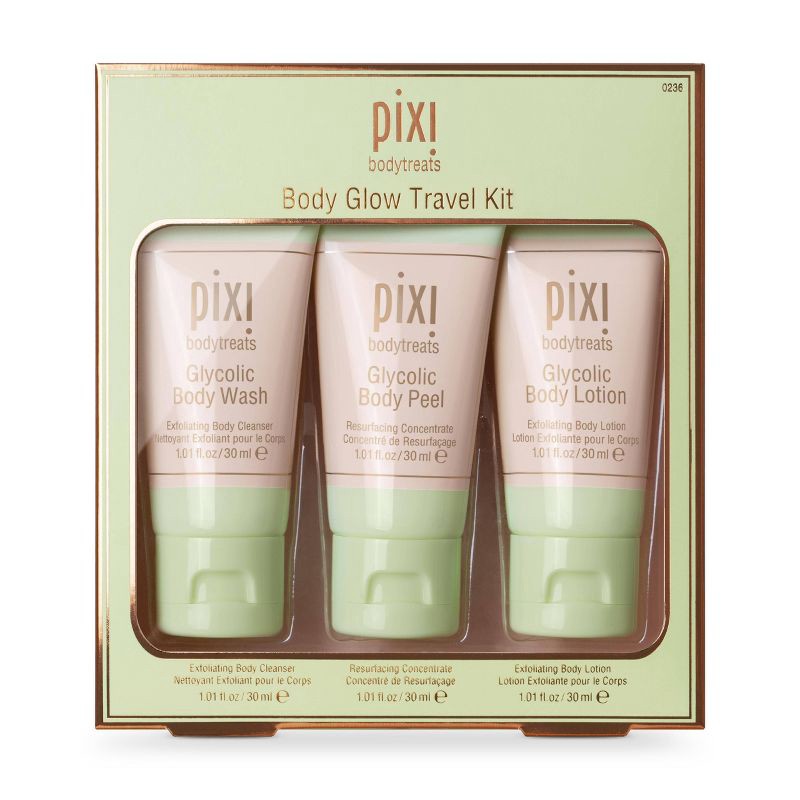 slide 2 of 3, Pixi by Petra Glow Body Travel Kit - 3.03 fl oz, 3.03 fl oz