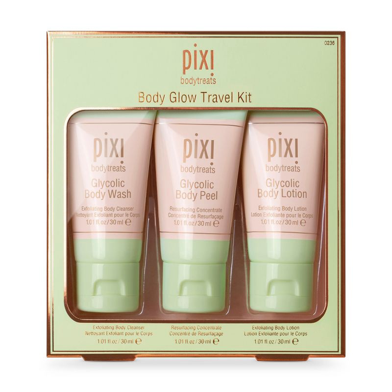 slide 1 of 3, Pixi by Petra Glow Body Travel Kit - 3.03 fl oz, 3.03 fl oz