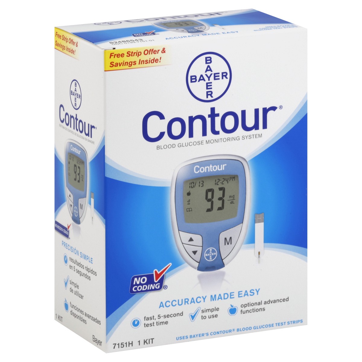 slide 2 of 5, Contour Bayer Contour Meter, 1 ct