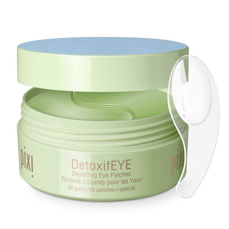 slide 1 of 6, Pixi DetoxifEYE Hydrating & Depuffing Eye Patches: Firming Dark Circle Reduction with Hyaluronic Acid - 60ct, 60 ct