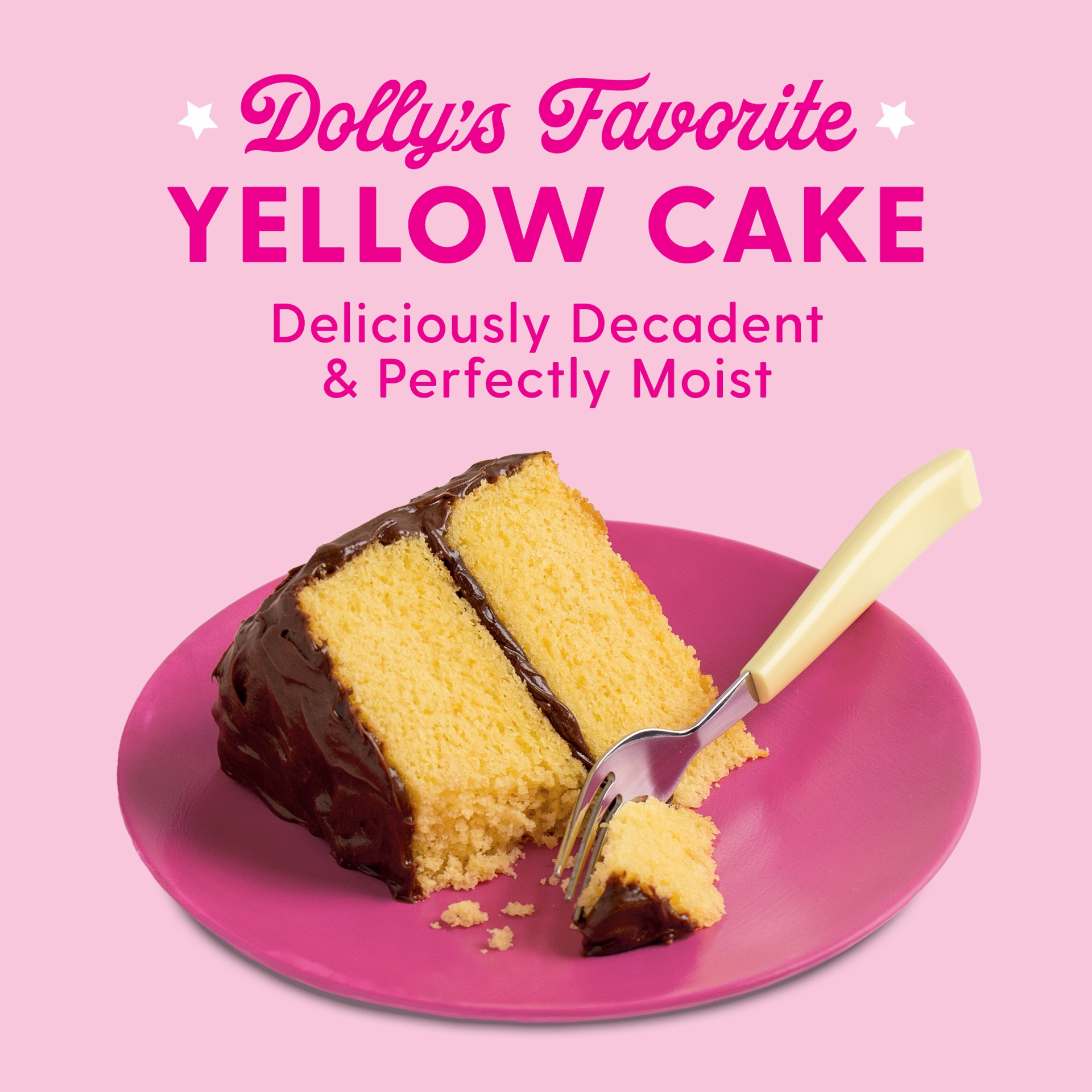 slide 2 of 5, Duncan Hines Dolly Parton's Favorite Yellow Cake Mix, 18 oz., 18 oz