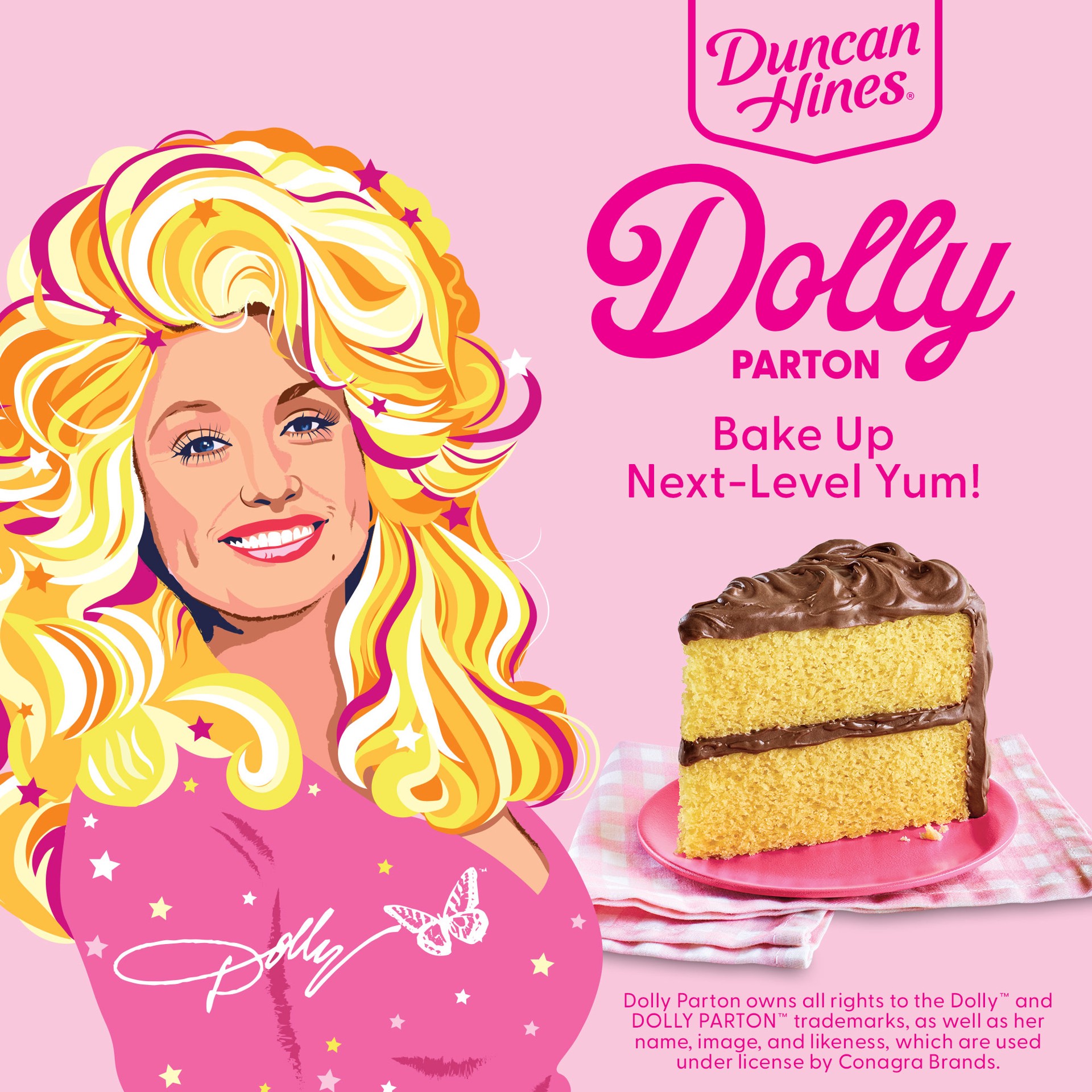 slide 3 of 5, Duncan Hines Dolly Parton's Favorite Yellow Cake Mix, 18 oz., 18 oz