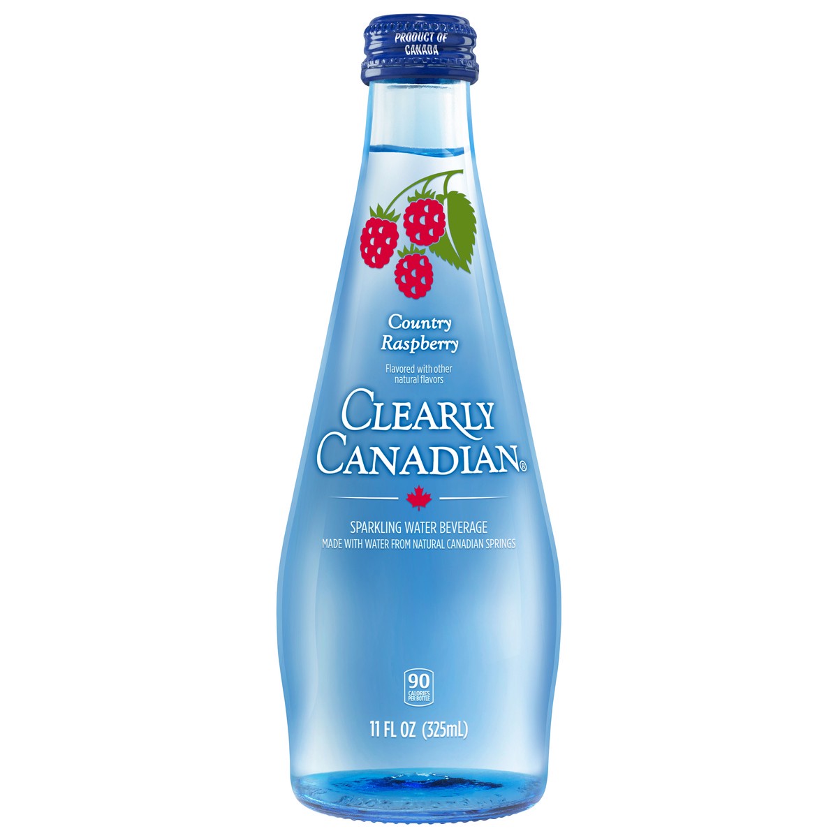 slide 1 of 14, Clearly Canadian Country Raspberry Sparkling Water Beverage 11 Fl Oz Bottle, 11 fl oz