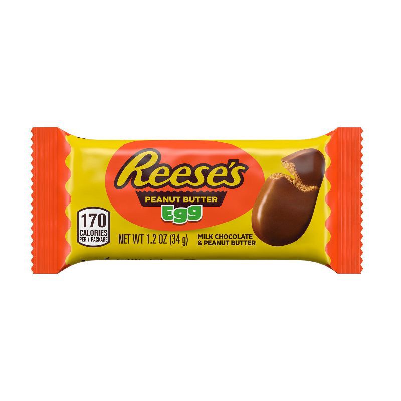 slide 2 of 7, Reese's Milk Chocolate Peanut Butter Egg Easter Candy - 1.2oz, 1.2 oz