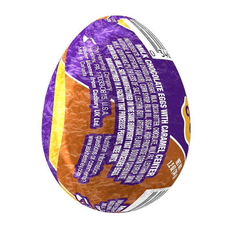 slide 5 of 7, Cadbury Caramel Milk Chocolate Egg Easter Candy - 1.2oz, 1.2 oz