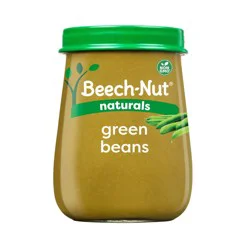 Beech-Nut Non-GMO Naturals Green Beans Baby Food Jar - 4oz