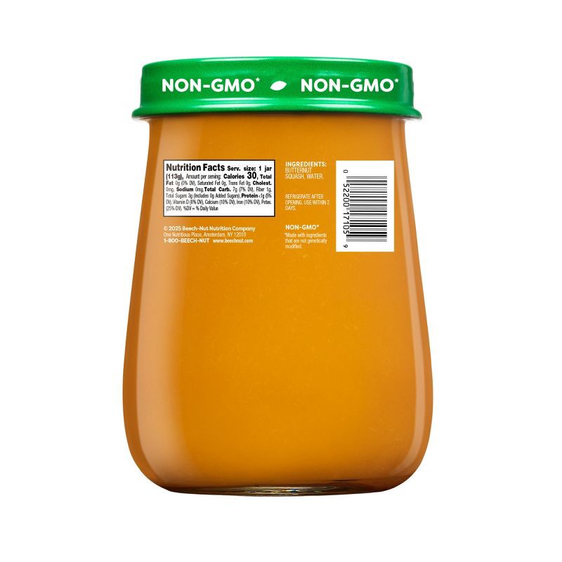 slide 3 of 10, Beech-Nut Non-GMO Naturals Butternut Squash Baby Food Jar - 4oz, 4 oz