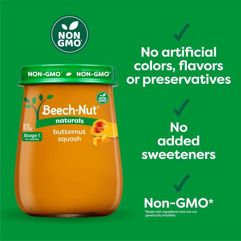 slide 10 of 10, Beech-Nut Non-GMO Naturals Butternut Squash Baby Food Jar - 4oz, 4 oz