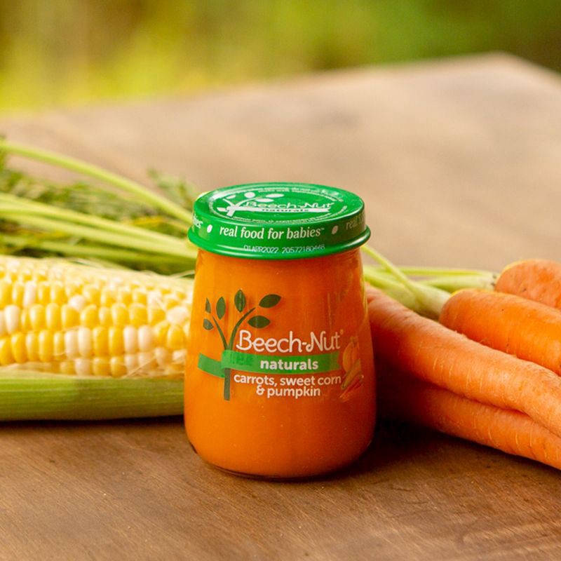 slide 2 of 15, Beech-Nut Naturals Carrots, Sweet Corn & Pumpkin Baby Food Jar - 4oz, 4 oz