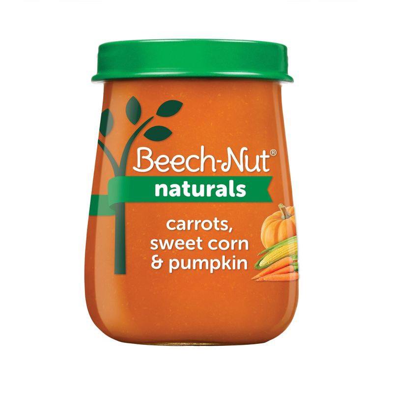 slide 15 of 15, Beech-Nut Naturals Carrots, Sweet Corn & Pumpkin Baby Food Jar - 4oz, 4 oz