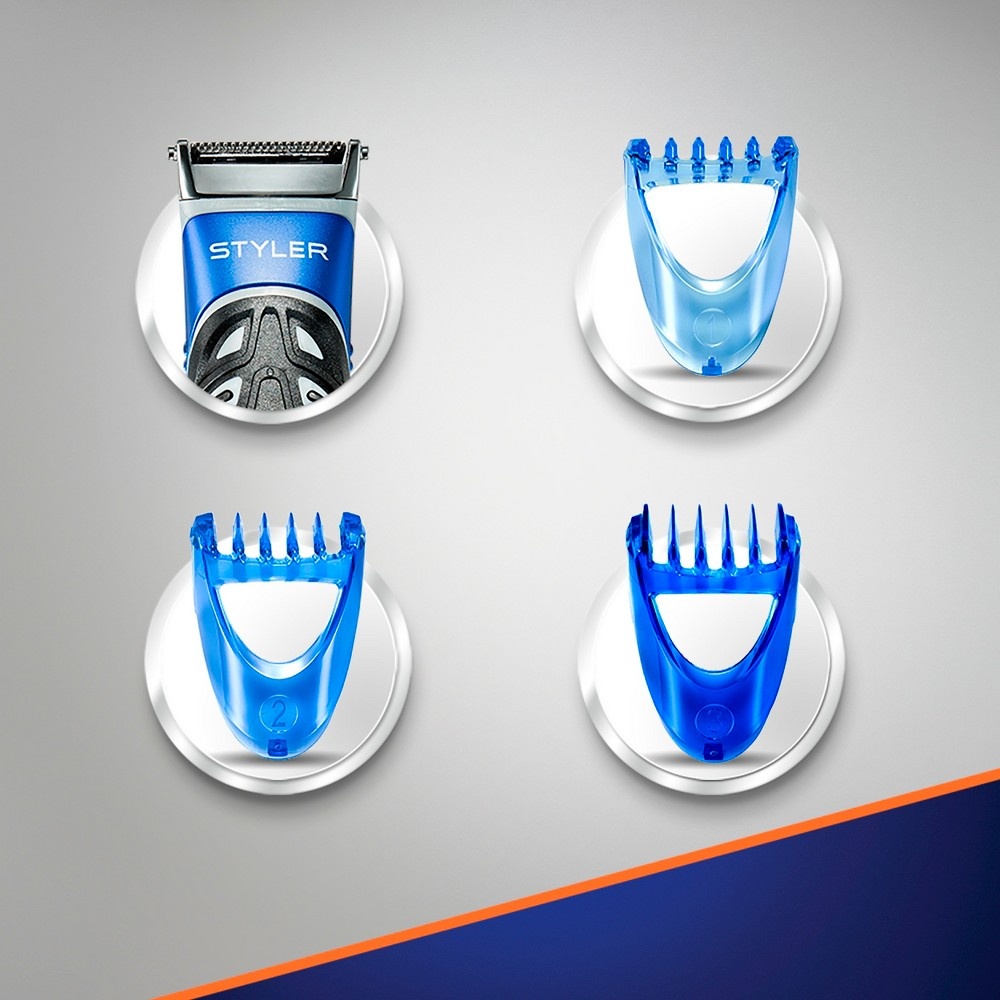 slide 8 of 11, Gillette Fusion ProGlide Styler Power Razor, 1 ct